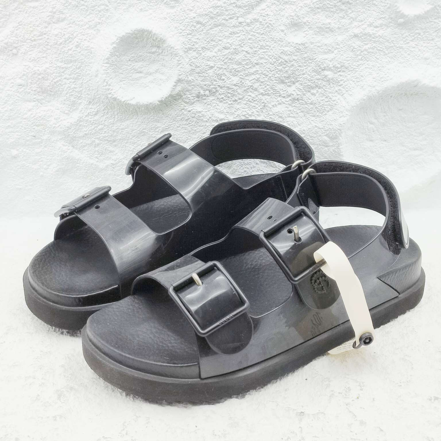 99新 GUCCI/古驰 古驰/Gucci/黑色凉鞋/38码/非全新