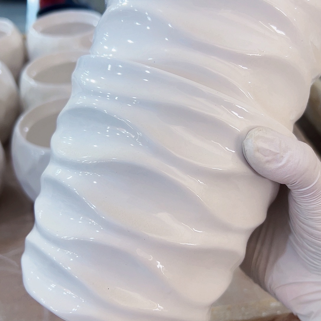 有孔外贸尾单陶瓷花盆凑单10米包邮