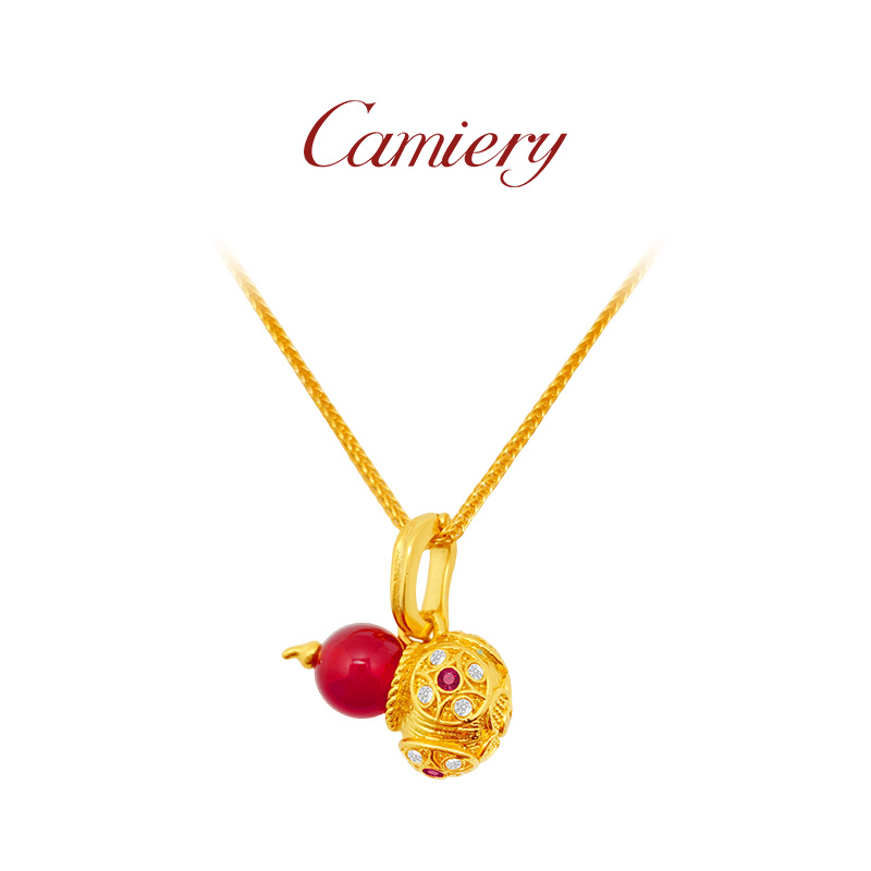  CAMIERY/卡美瑞 新中式两款葫芦吊坠项链