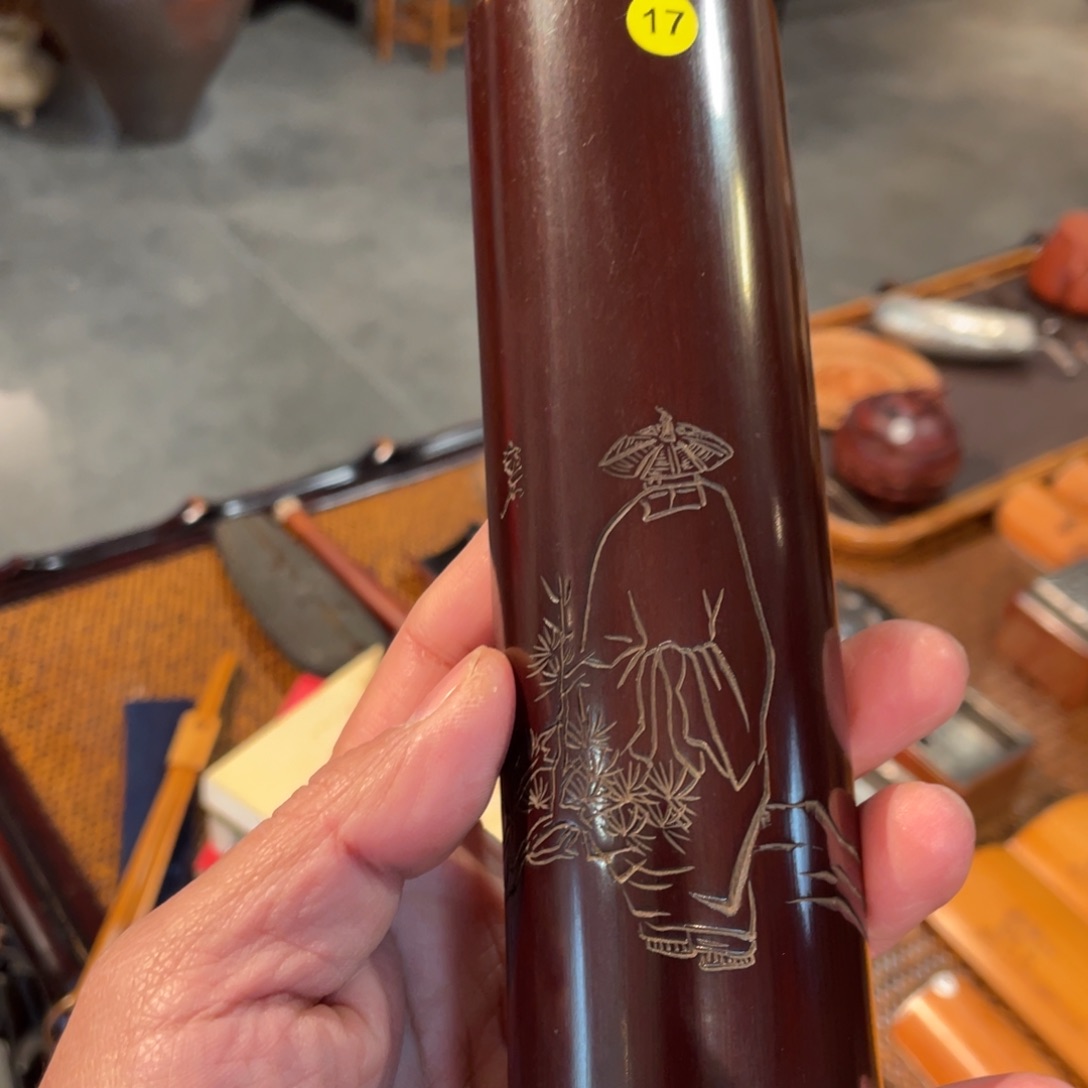 紫砂茶案竹茶则竹竹茶则竹