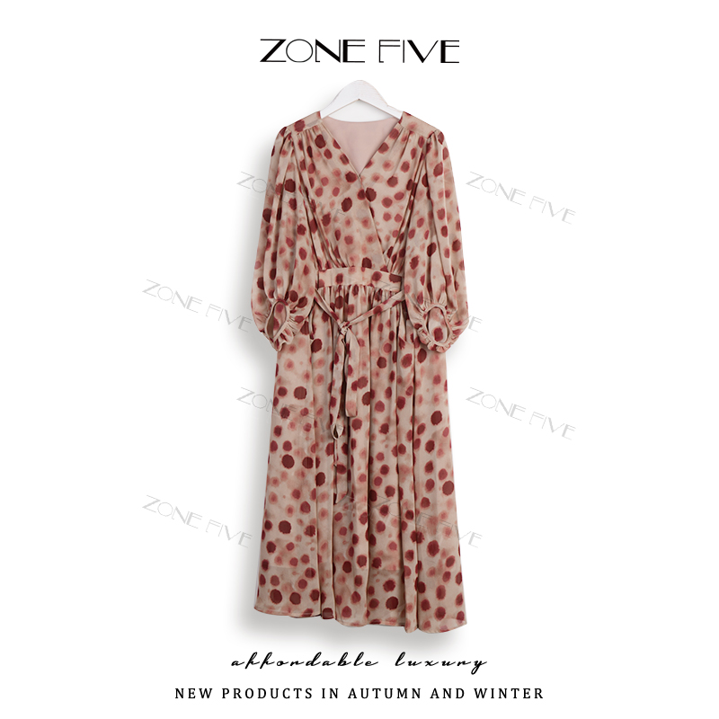 【zonefive】新款夏季流行爆款气质名媛韩版高级感连衣裙