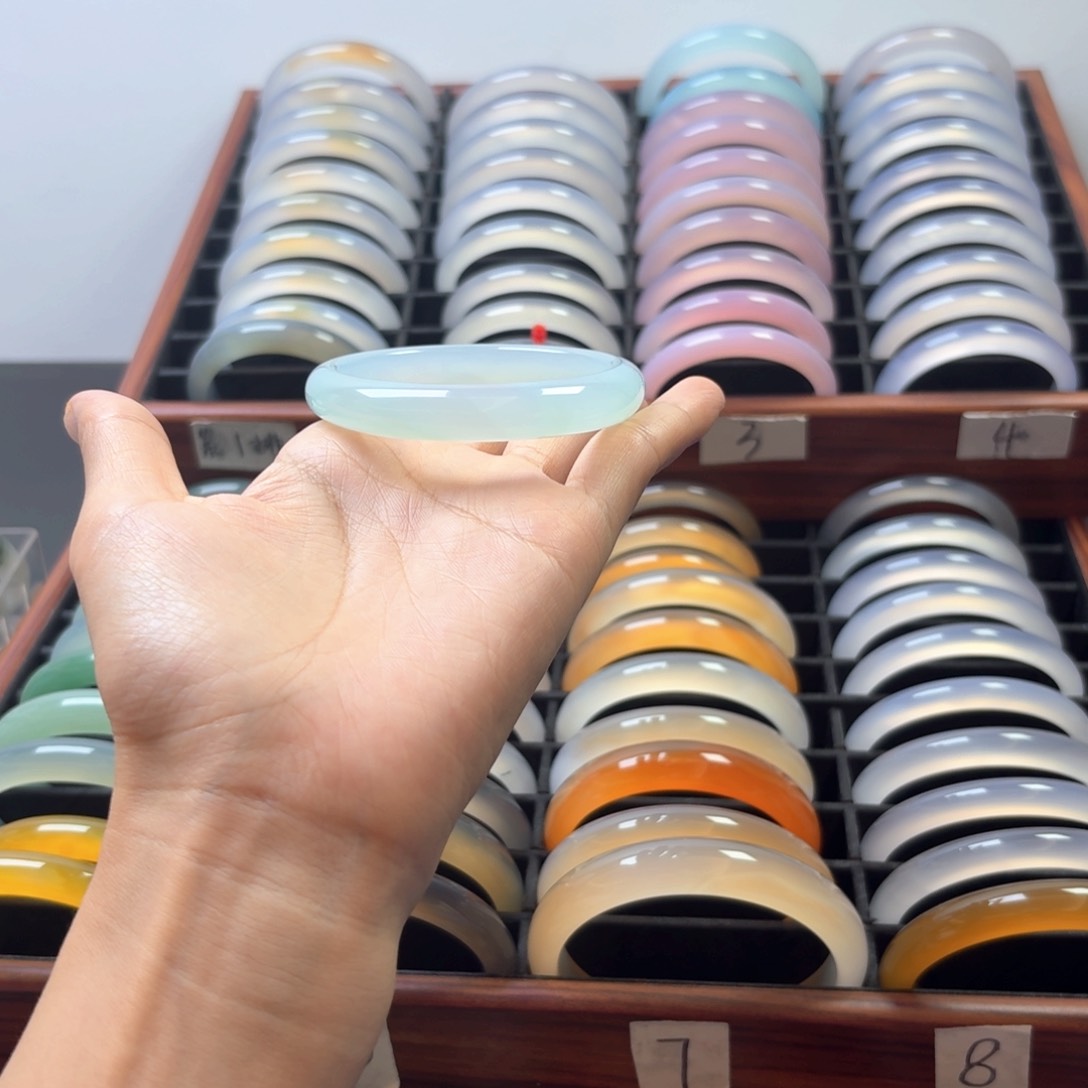 手镯玛瑙/玉髓未镶嵌柠****～1