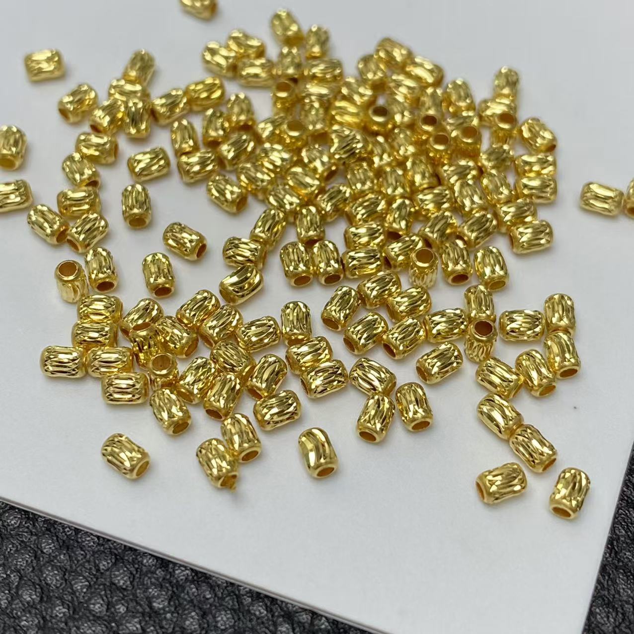 YZ3657-18K金2.8mm左右橄榄珠配件-XZZ(多样性发其一)