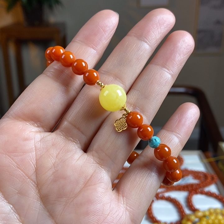 南红玛瑙手链未镶嵌南红7