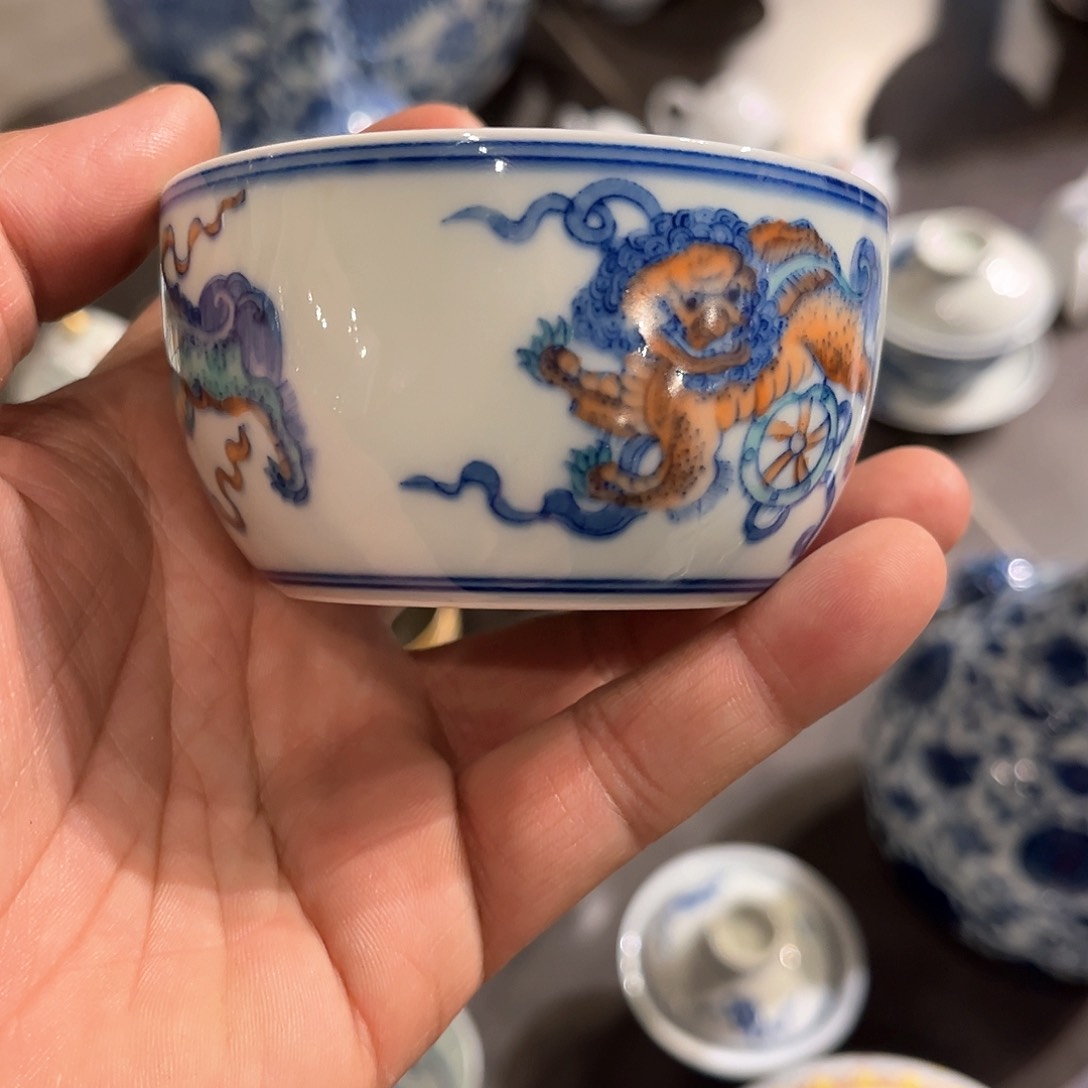 杯青花瓷器青花瓷器
