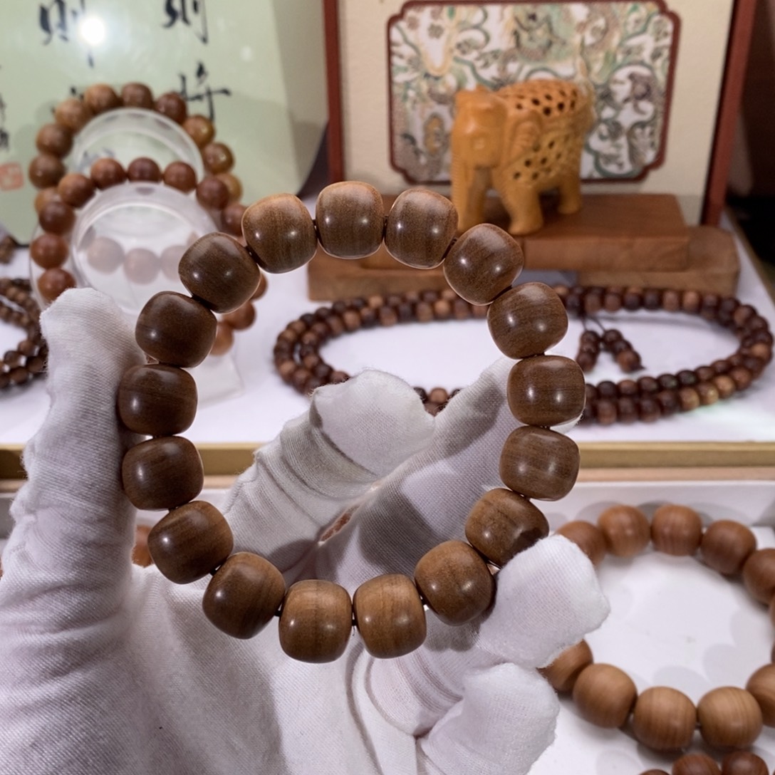 檀香木手串/手链横纹黑肉1213福利