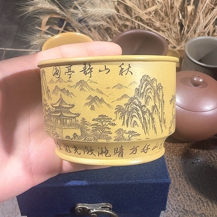 茶杯紫砂全手工紫砂主人杯