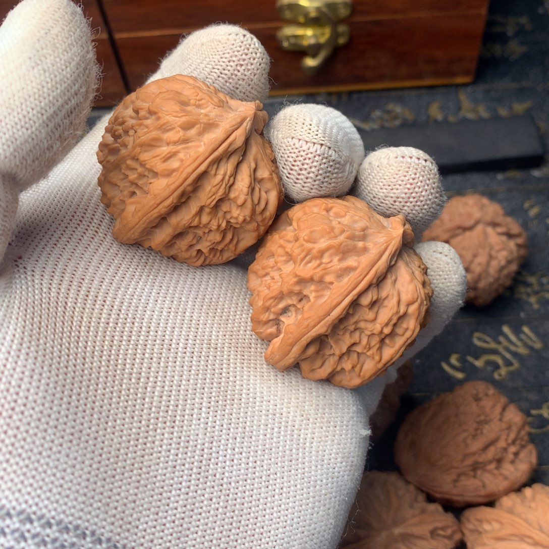 猴头核桃吊坠文玩核桃白狮子41