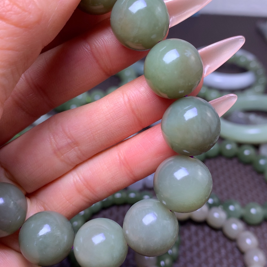 未镶嵌手串和田玉坤*卡16