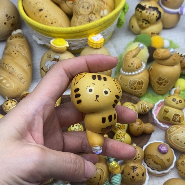 大象葫芦猫咪。    