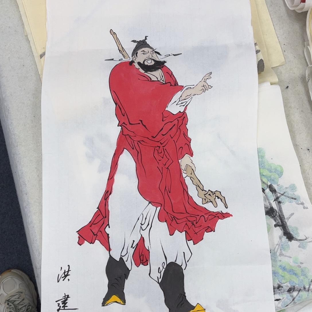 国画手绘画作品和绘画