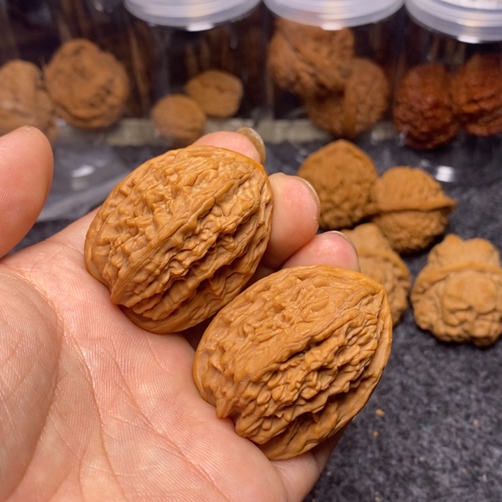 吊坠文玩核桃37蓟县虎头王