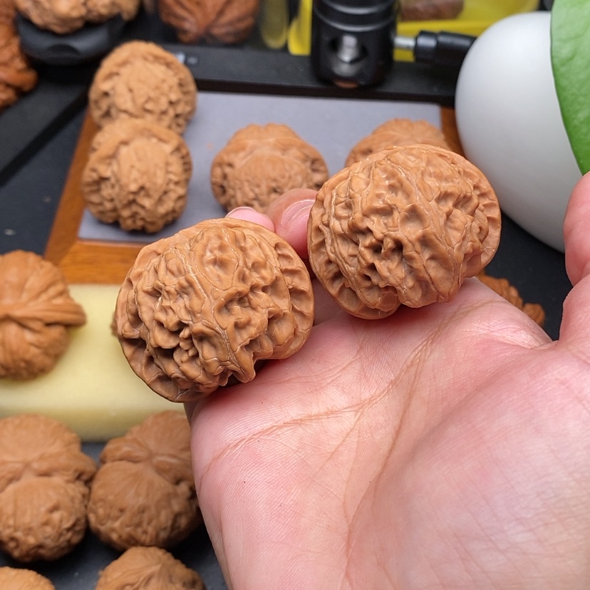 【闪购商品】文玩核桃把件苹果全品41