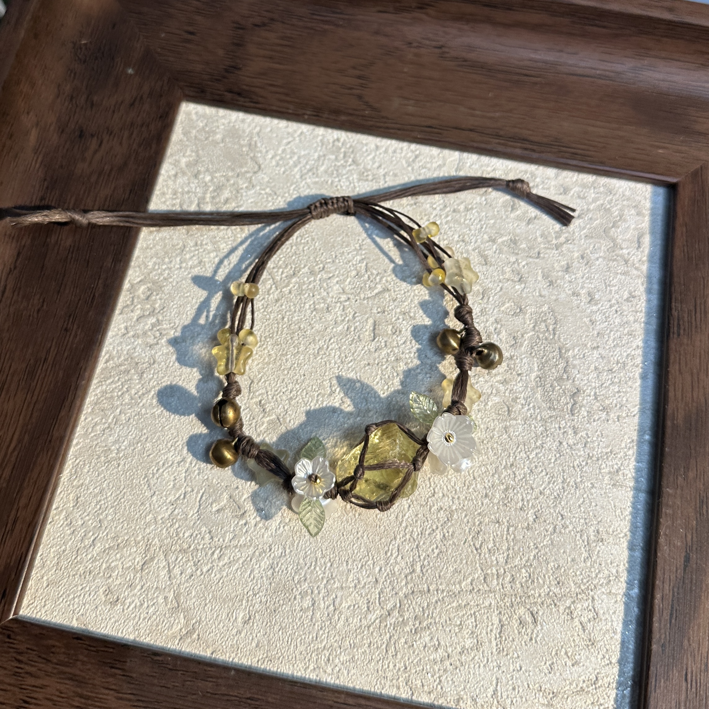 原创diy编制手链 可许愿颜色