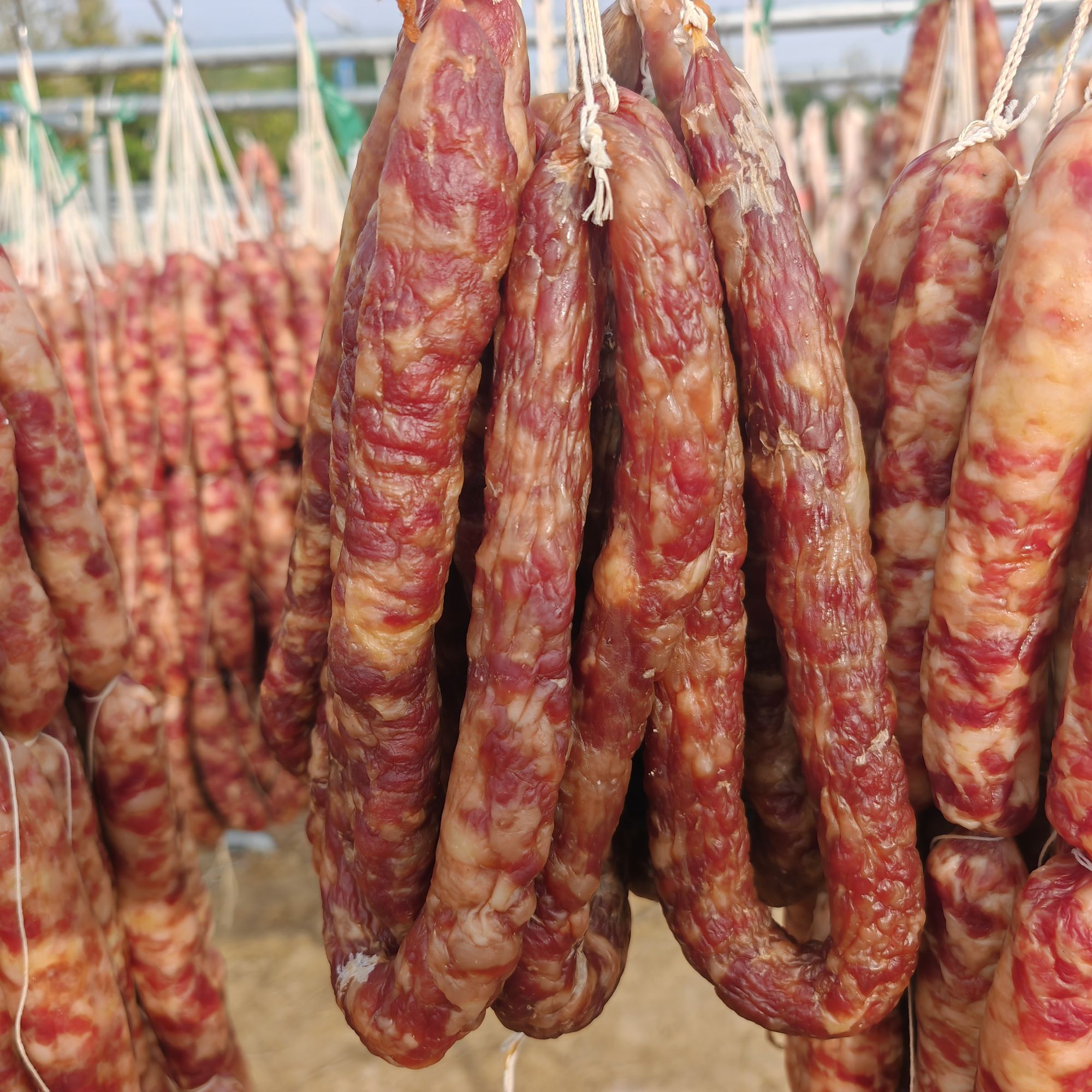 【试吃3两顺丰次日达】纯手工肉香肠 不含淀粉  纯肉腊肠 咸香可口