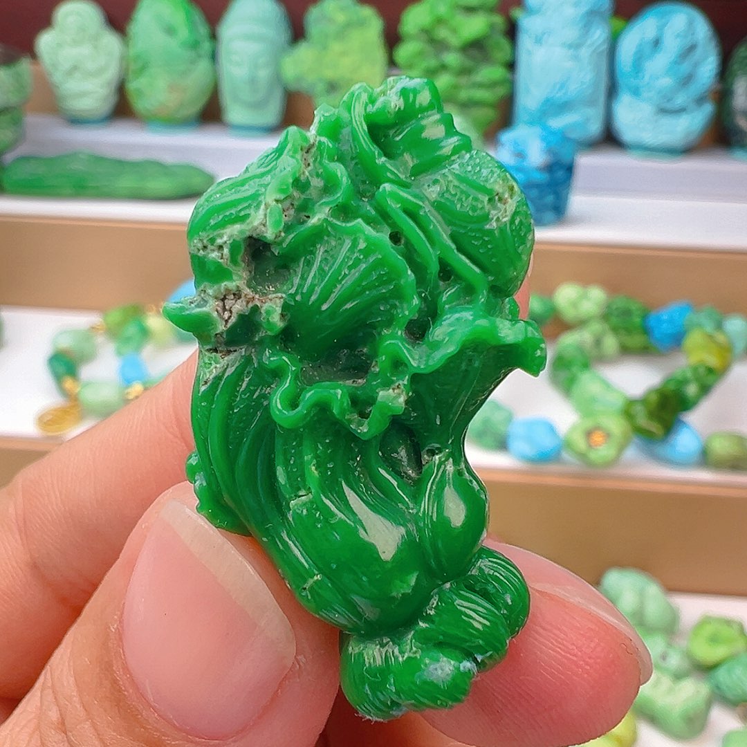 未镶嵌绿松石项链