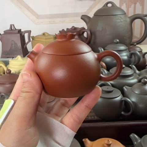紫砂茶壶小红泥100c c