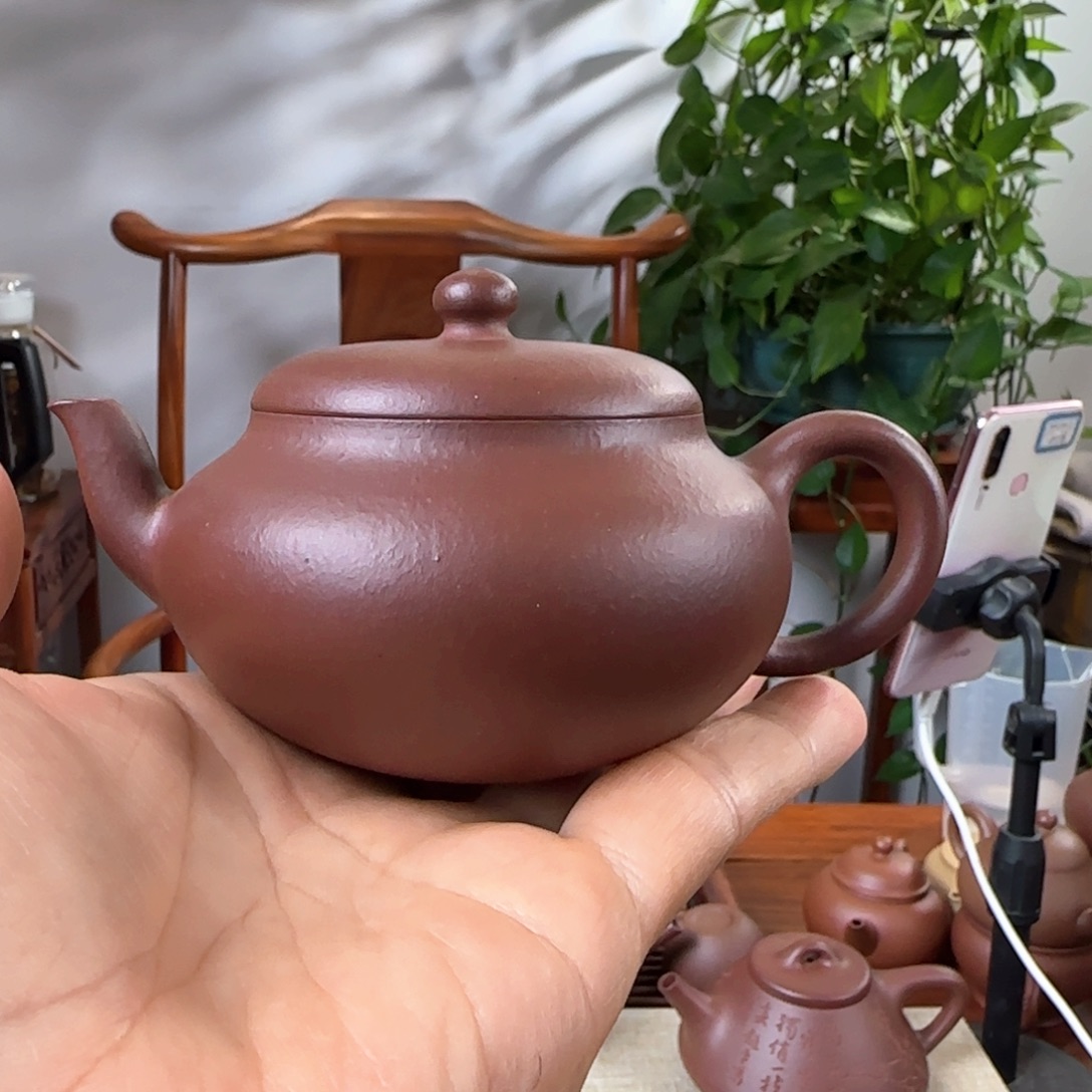 茶壶紫砂全手梨型