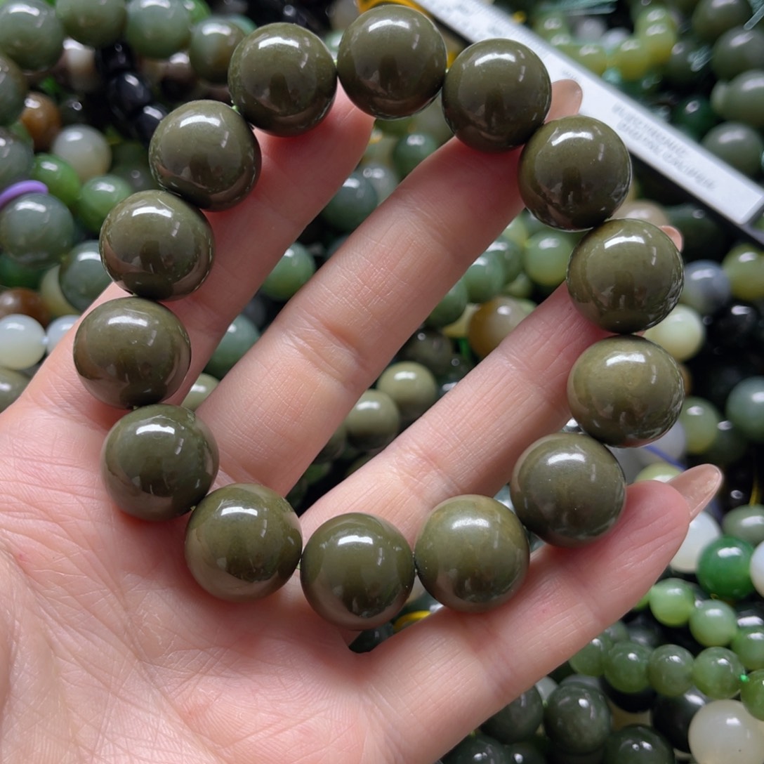 和田玉手链未镶嵌