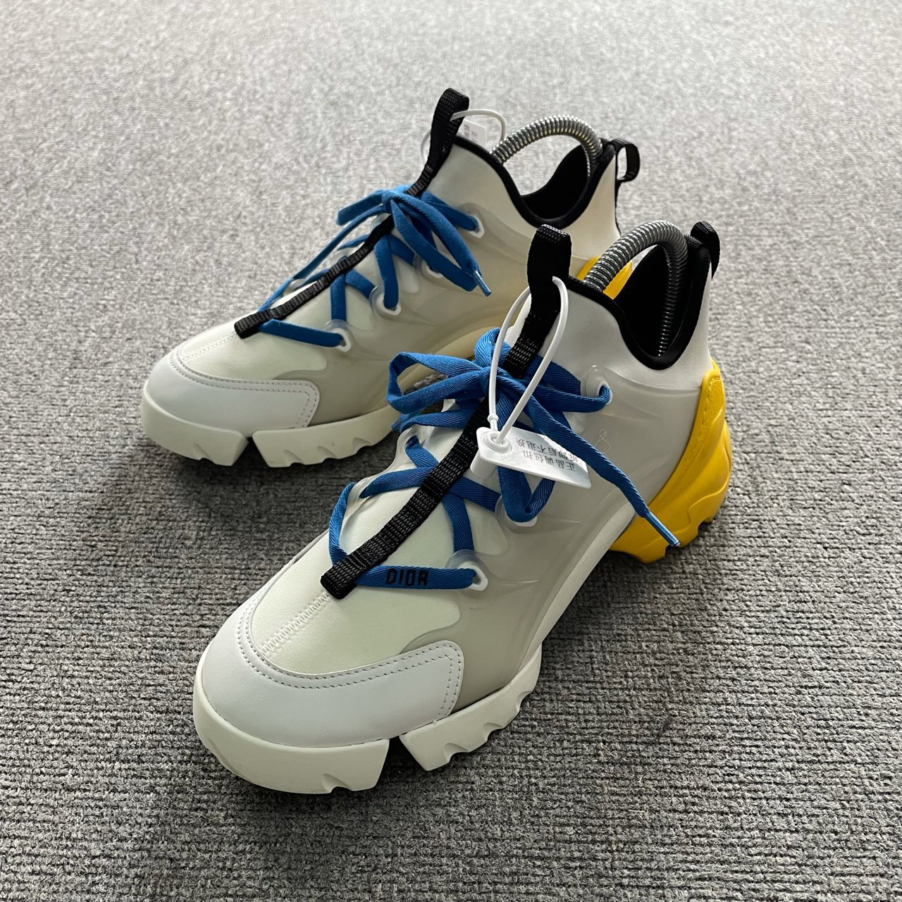 95新 DIOR/迪奥 白黄老爹运动鞋 38.5码/95新/无配件
