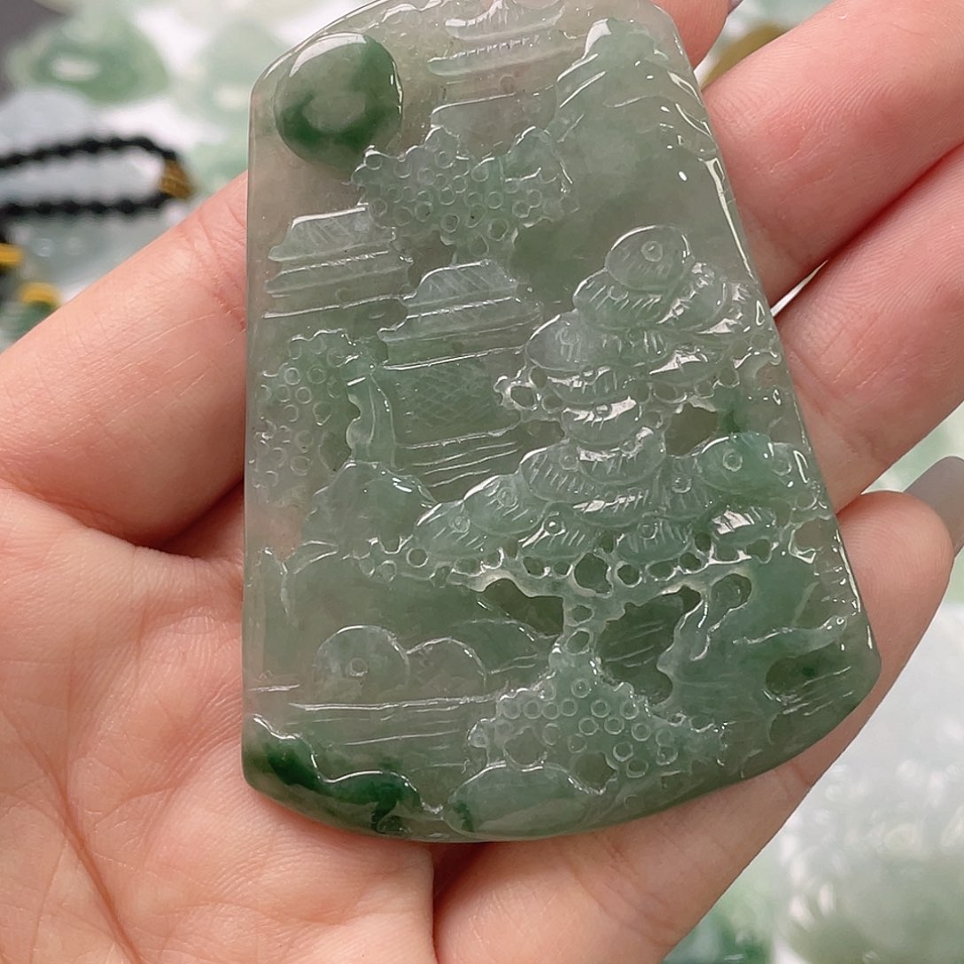 吊坠(不含链)未镶嵌翡翠〆****有1