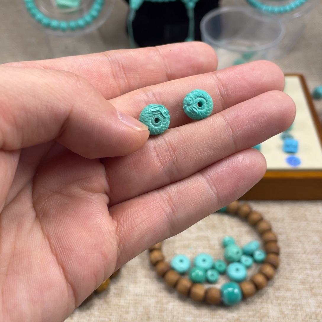 原生态湖北矿小配饰，直径10