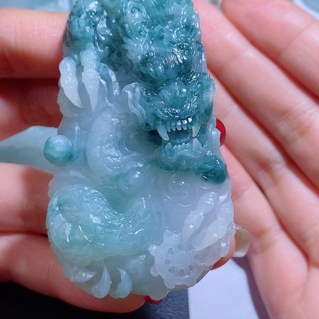 定制翡翠未镶嵌毛货不支持退货下单需确认抛光