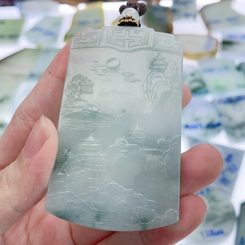 【闪购商品】定制翡翠未镶嵌翡翠片料定制未镶嵌