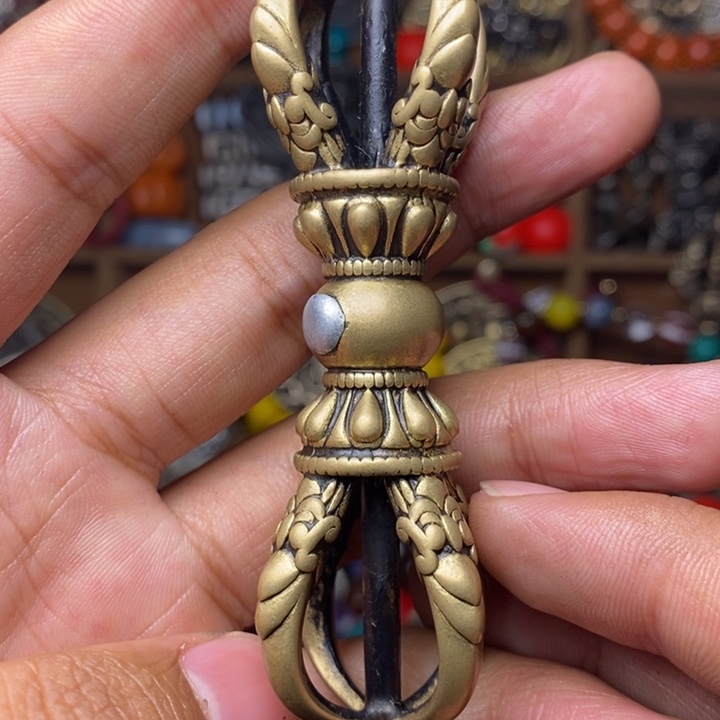 桃核手串九宫吊坠