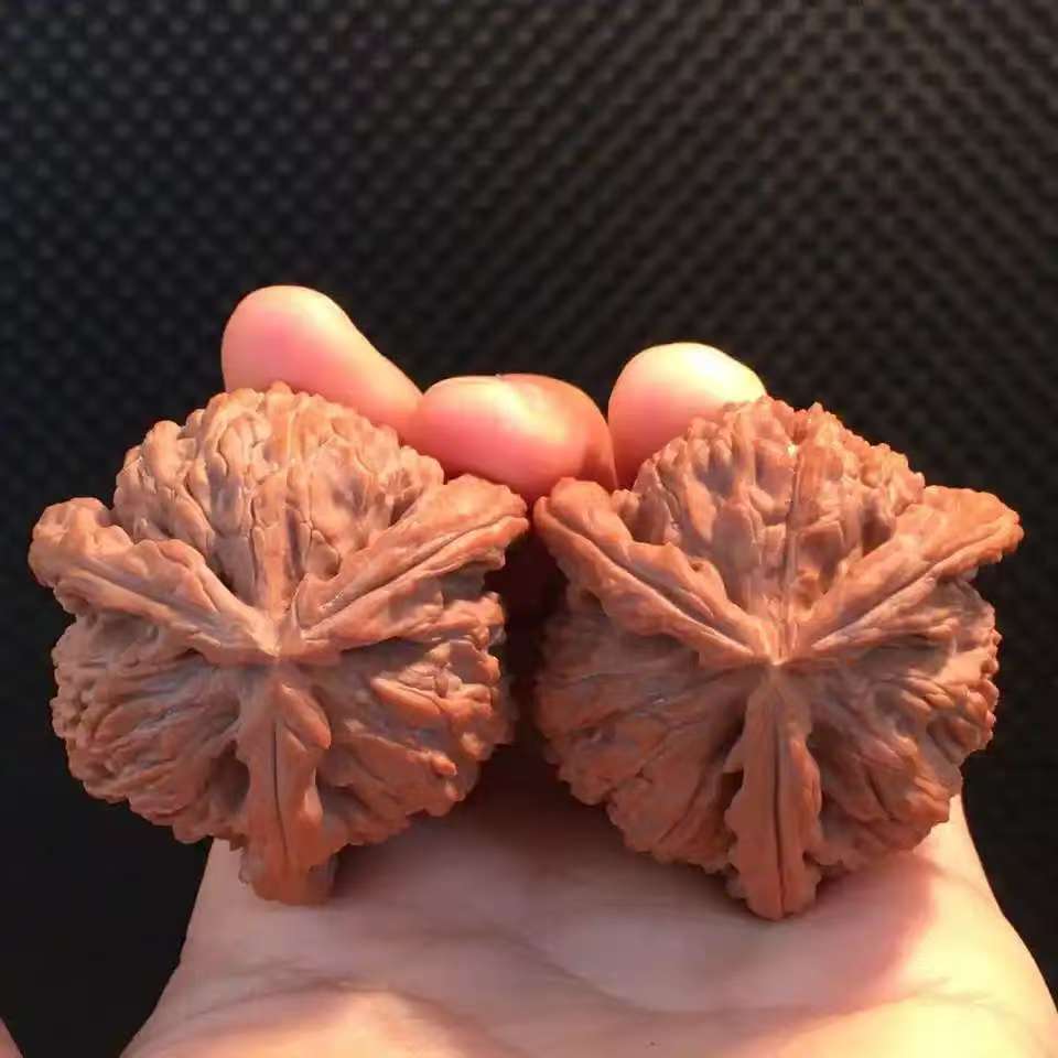 文玩核桃手把件磨盘