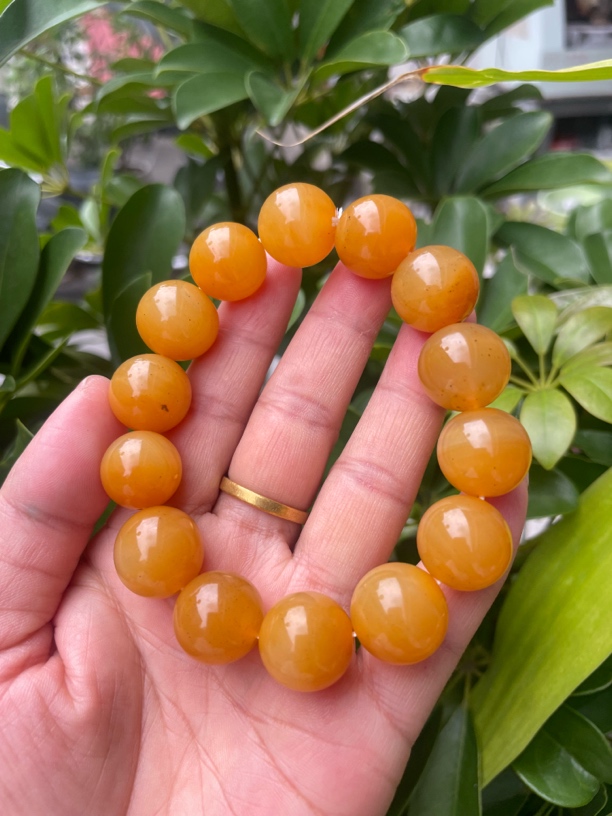 黄龙玉缅料手串123