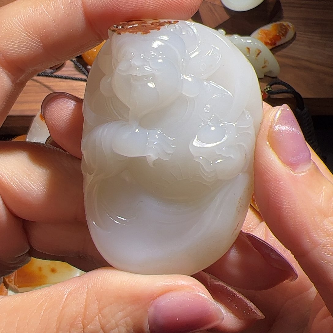 颈饰未镶嵌和田玉赵*眠