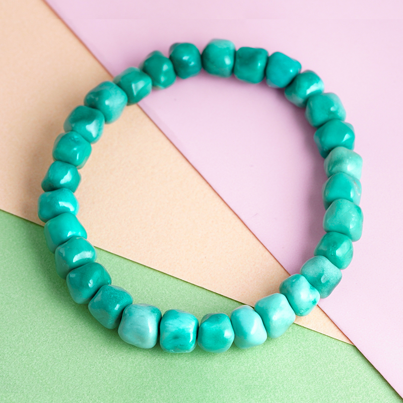 【品众慧子】高瓷暴力玉化爆米花单圈清新时尚百搭-LAL48385