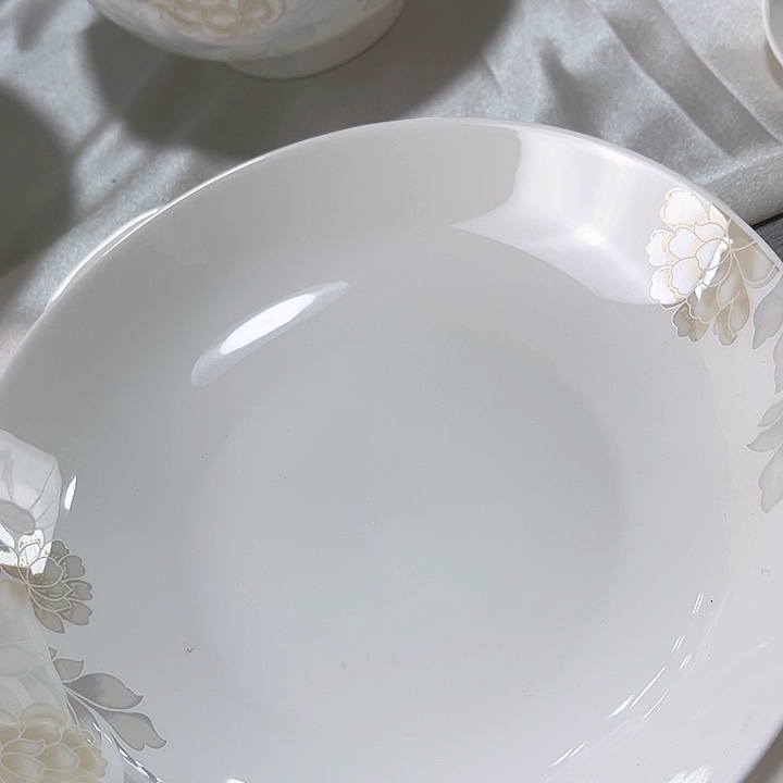 景德镇陶瓷八寸盘子拍一个发十