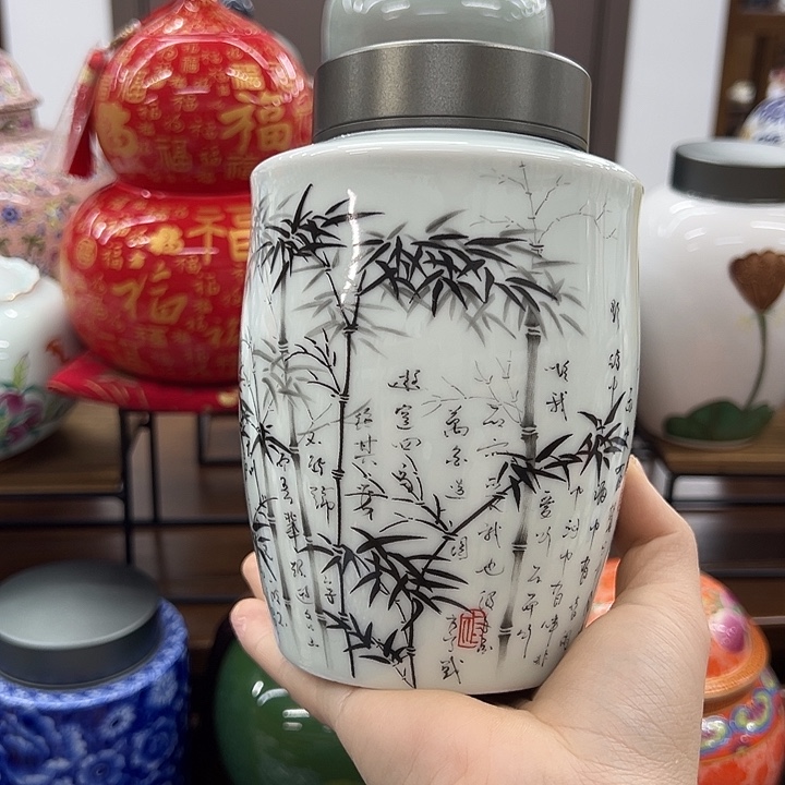 瓷片茶叶罐茶叶罐