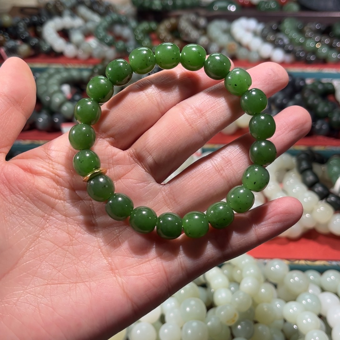 迎***阳和田玉未镶嵌手链