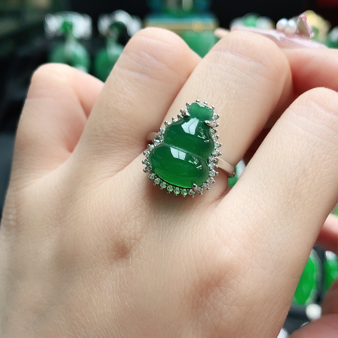 玛瑙/玉髓戒指未镶嵌