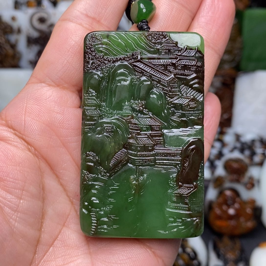 和田玉颈饰未镶嵌^*^