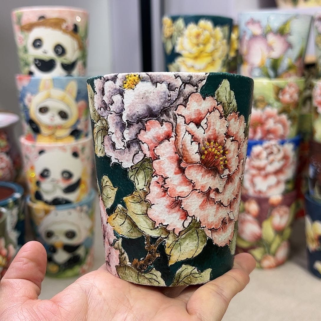 景德镇陶瓷花盆景德镇陶瓷花盆