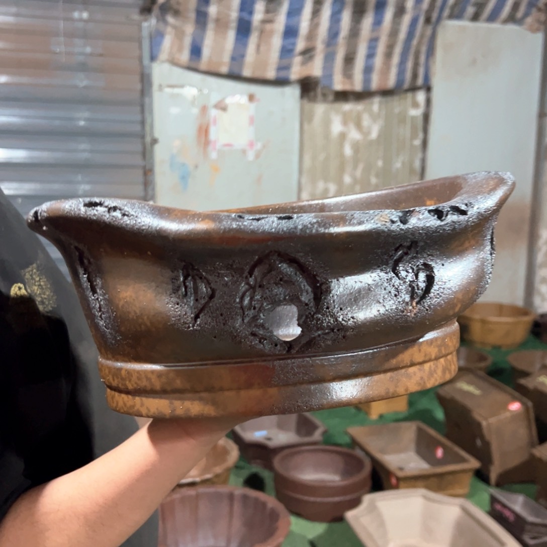 紫砂花盆紫砂花盆