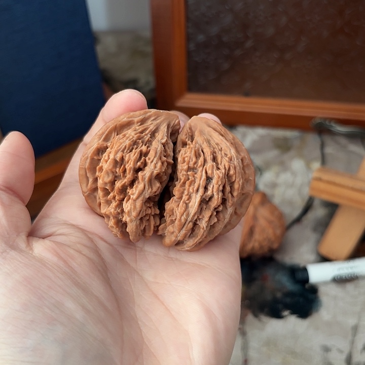 把件文玩核桃四座楼半壁