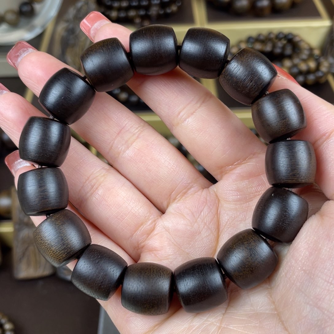 沉香手串用****9越南芽庄白棋