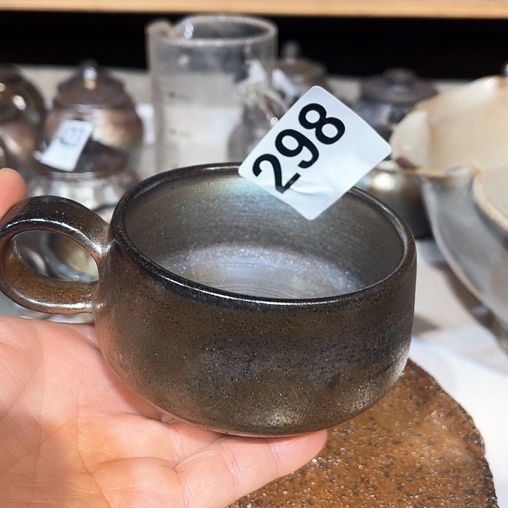 杯高温柴烧陶泥咖啡杯