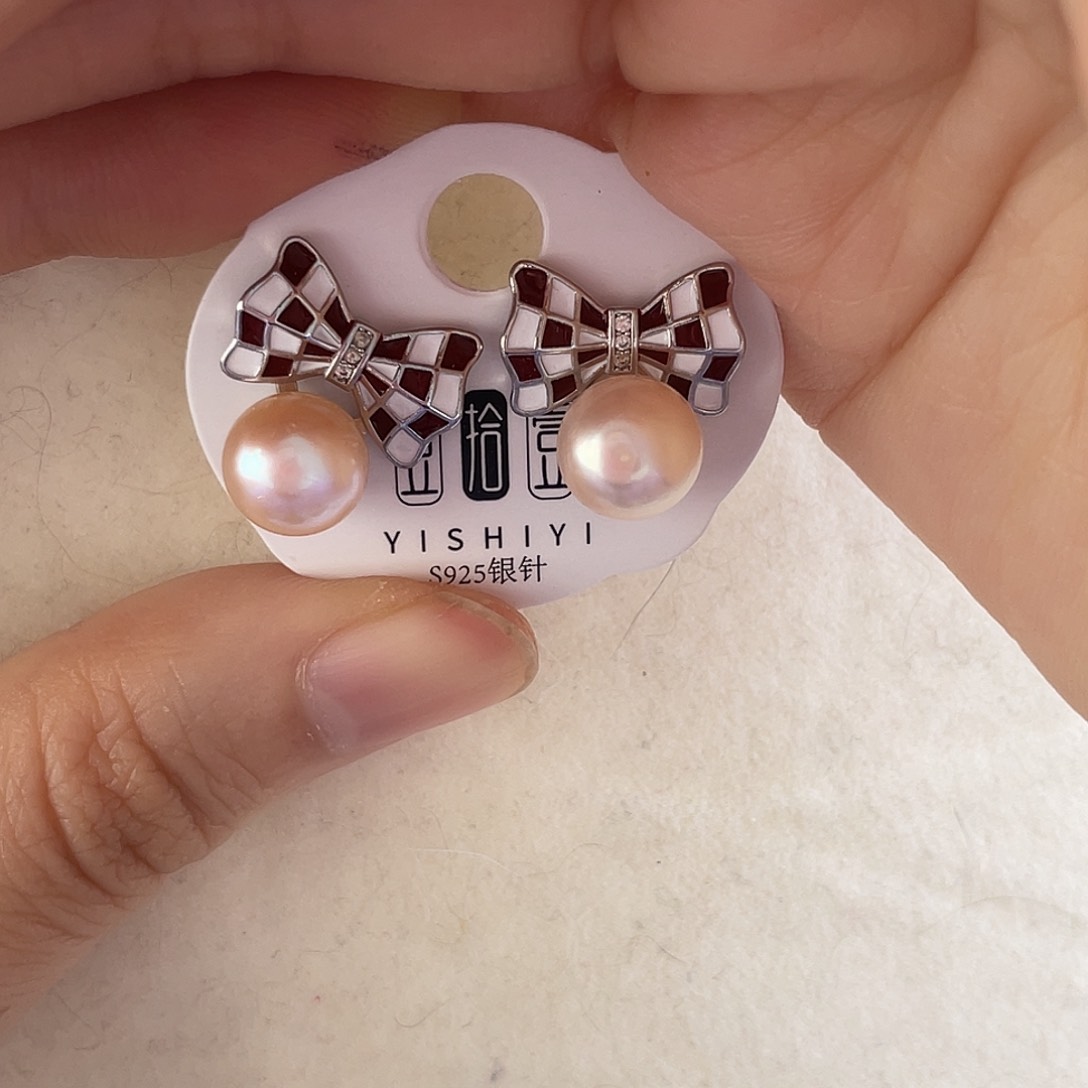 淡水珍珠耳饰未镶嵌