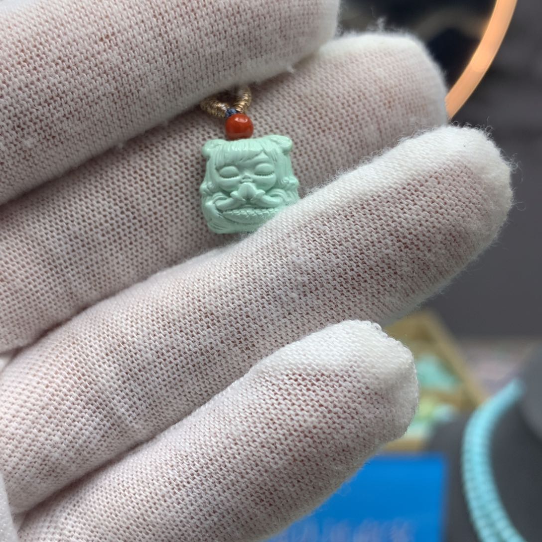 绿松石挂件未镶嵌