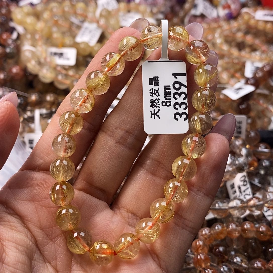 水晶手链未镶嵌水