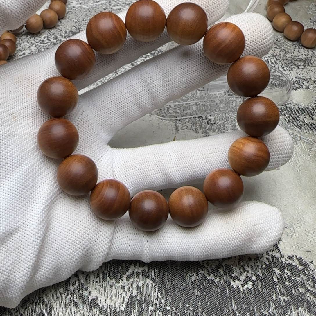 檀香木手串/手链一**来1.5横纹沉水黑肉