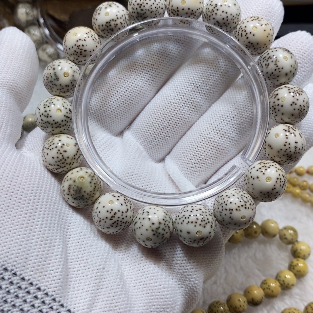 星月菩提手串青花瓷13圆