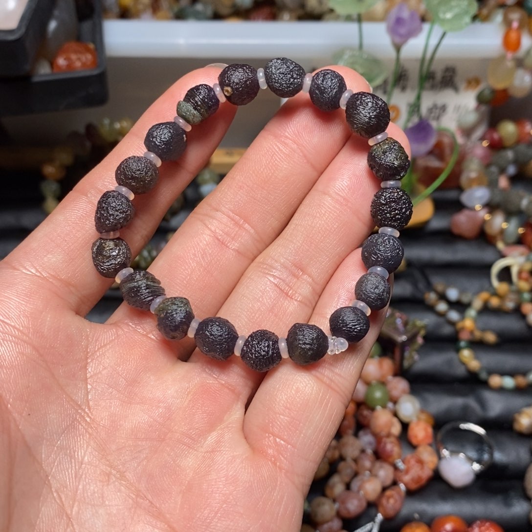 玛瑙/玉髓手链合金婉***3