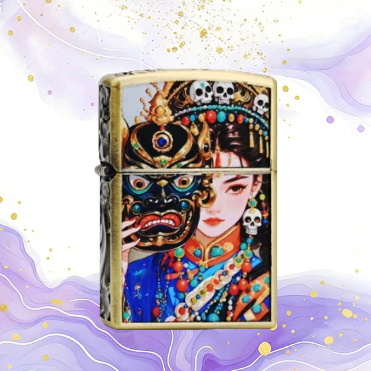 ZORRO佐罗新品超薄扎基拉姆防风打火机男士无油N